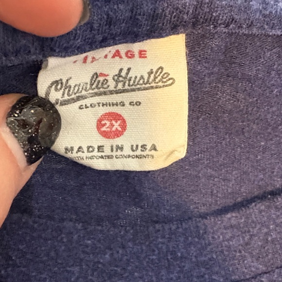 Kansas City KC BBQ Charlie Hustle Vintage shirts - Picture 3 of 7